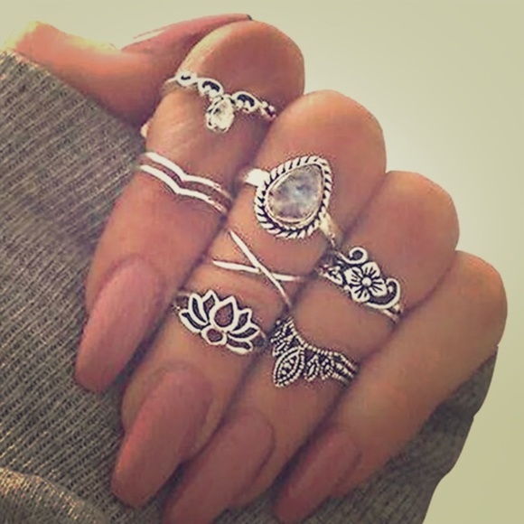Jewelry - Midi Ring 7pc Set
